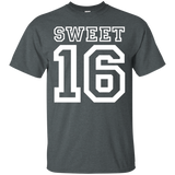 Women's Sweet Sixteen 16th Birthday T-shirt Sixteenth Birthday Girl_Black