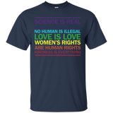 Science is Real Love is Love Kindness is Everything T-shirt_Black
