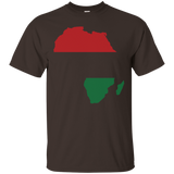 Pan African Africa Continent Map Unia Flag T-shirt_black=