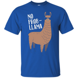 No Problem No Prob Llama Funny Llama Graphic T-Shirt_Black