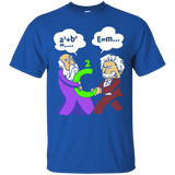 Pythagoras fights Einstein t-shirt_Black