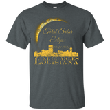 Lake Charles Louisiana Eclipse Distressed Souvenir