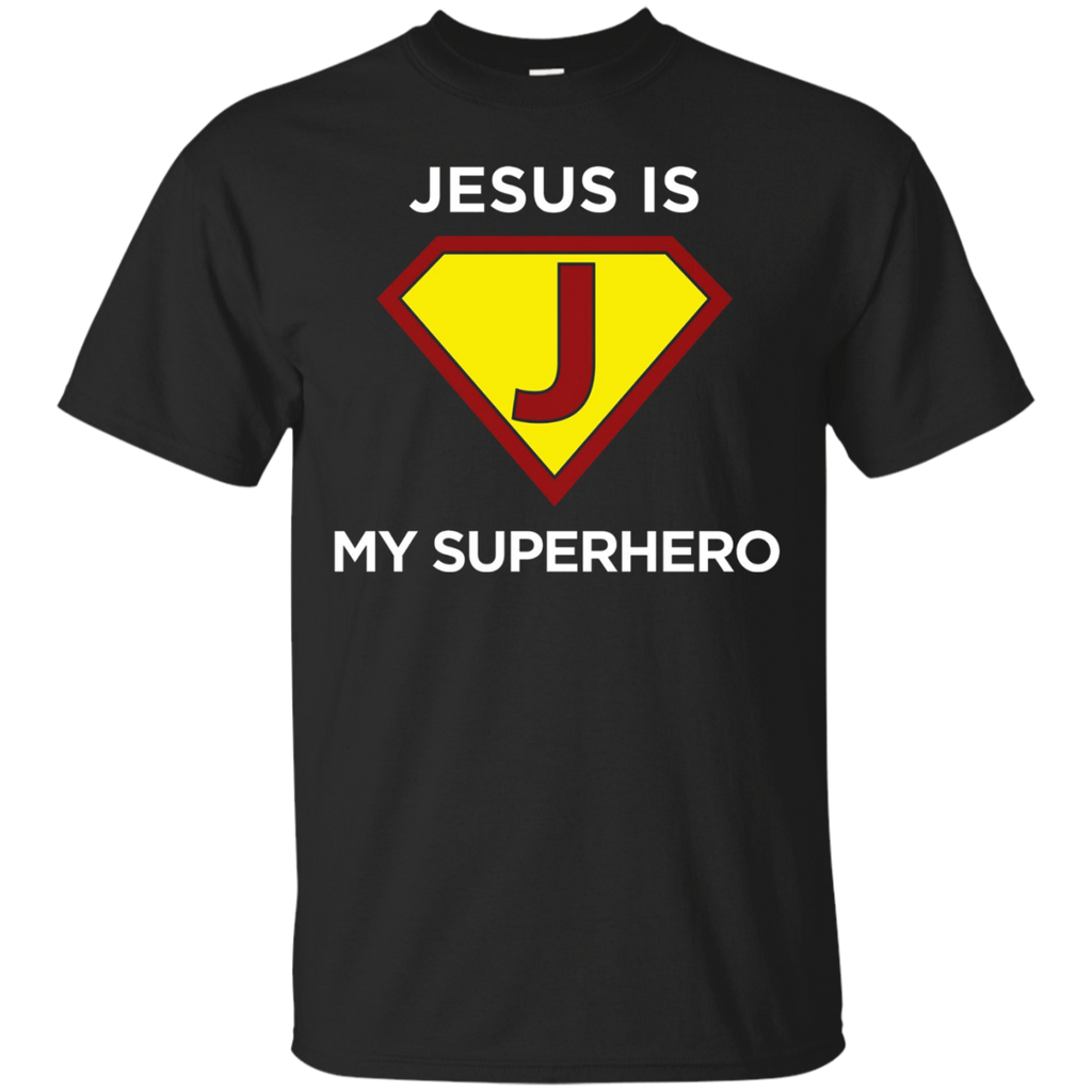 Jesus Is My Superhero Christian Fun Religious T Shirt