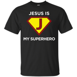 Jesus Is My Superhero Christian Fun Religious T Shirt