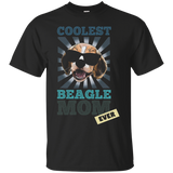 Coolest Beagle Mom Dog Breeds Shirt_black=