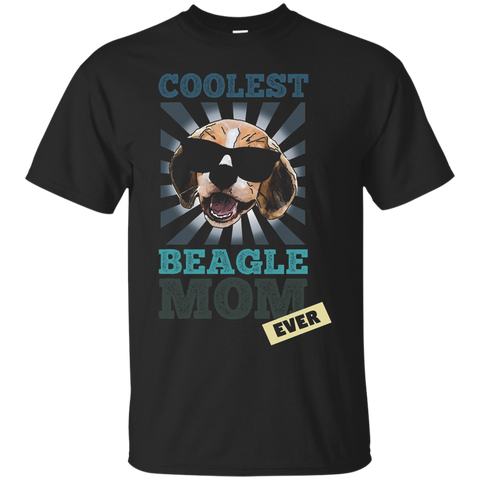 Coolest Beagle Mom Dog Breeds Shirt_black=