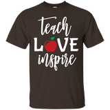 Teach Love Inspire Apple Funny Teacher Day Gift_black=