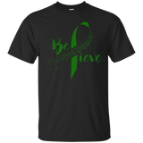 Liver Cancer Awareness - Inspirational Believe T-shirt_black=