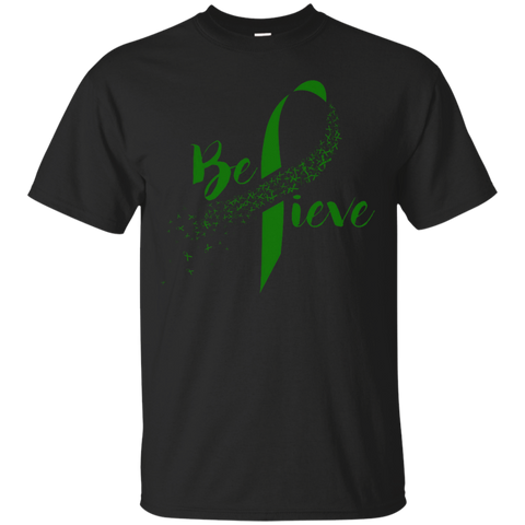 Liver Cancer Awareness - Inspirational Believe T-shirt_black=