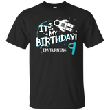It's My Birthday I'm Turning 9 T-shirt 9th Astronaut Kids
