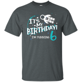 It's My Birthday I'm Turning 6 T-shirt 6th Astronaut Kids