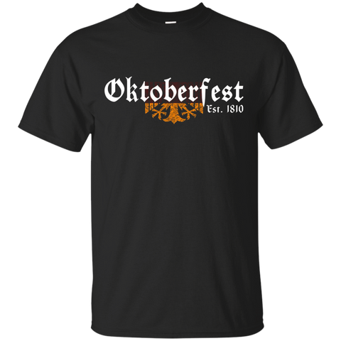 Oktoberfest Beer Festival T Shirt Classic german flag design_Black