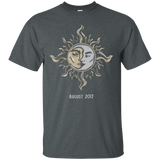 Total Eclipse TShirt Nostalgic August 21 Total Solar Eclipse_Black