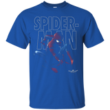 Marvel Spider-man Homecoming Outlined Epic Jump Pose T-shirt_black=