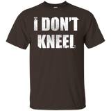 I Don't Kneel - Proud American T-shirt_black