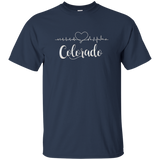 Colorado Heart Line T-shirt_black