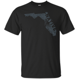 Native Florida Home State T-Shirt_Black
