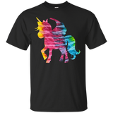 Tie Dye Unicorn Graphic T-shirt_black=