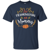 Womens Womens 1st Thanksgiving Tshirt For Mommy_black=