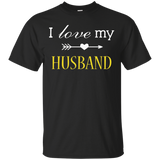 Women's I Love My Awesome Husband T-Shirt_Black