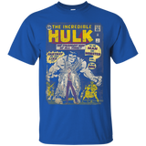 The Incredible Hulk Classic Retro Comic Book Graphic T-Shirt_Black