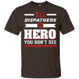 911 Dispatchers The Hero You Dont See T-shirt_black