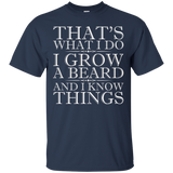 That's What I Do I Grow a Beard And I Know Things TShirt_Black