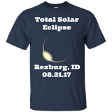 Rexburg, ID Great Total Solar Eclipse American Idaho Shirt_Black