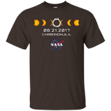 NASA Total Solar Eclipse T-Shirt - Carbondale Illinois IL_Black