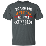 Scare Me If You Can But I'm A Counselor Halloween T-Shirt_Black