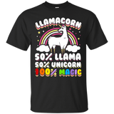 Llamacorn Shirt - Funny Unicorn Llama Shirt - 100% Magic