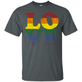 Love Rainbow Heart Flag - Gay Pride Shirt - Lgbt