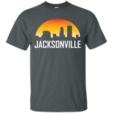 Jacksonville Florida Sunset Skyline Silhouette