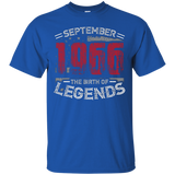September 1966 The Birth of legends , 51 Years Old T-shirt_Black