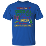 Military Uncle Christmas Deployment Shirt for Nephew, Niece_Black