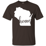 Wisconsin Home State Shirt Wi State Pride Shirt_black=