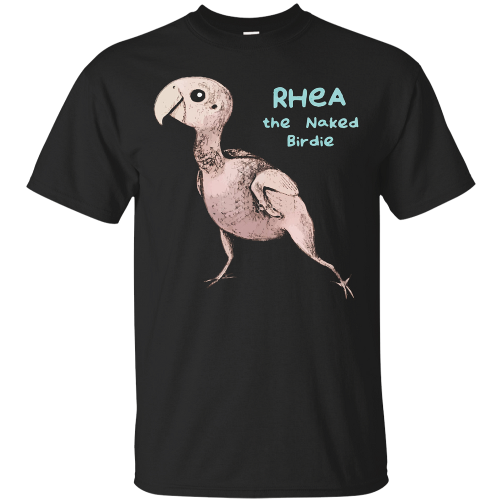 Rhea the Naked Birdie T shirts_Black