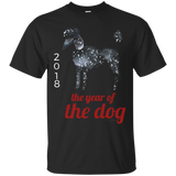 2018 Year Of The Dog Chinese New Year Dog Tshirt_black=