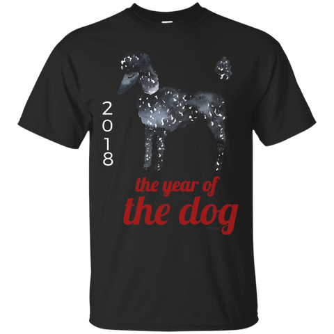 2018 Year Of The Dog Chinese New Year Dog Tshirt_black=