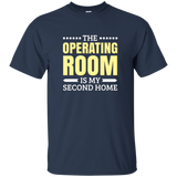 The Operating Room Is My Second Home Surgery T-Shirts_Black