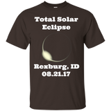 Rexburg, ID Great Total Solar Eclipse American Idaho Shirt_Black