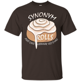 Synonym rolls just like grammar used to make T-shirt_Black