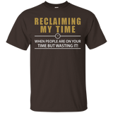 Reclaiming My Time T-shirt Funny Political_black=