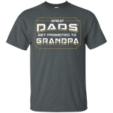 Great Dads Get Promoted To Grandpa - Coolest Grandpa Shirt_black=