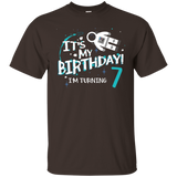 It's My Birthday I'm Turning 7 T-shirt 7th Astronaut Kids