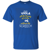 Womens I Play Viola T Shirt Funny Gift for Players and Violists_Asphalt