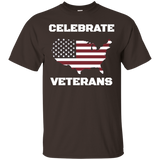 Celebrate Veterans Day Political Us Flag American Pride Tee_black