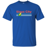 Sioux City Retro Corn & Farming - Iowa T-Shirt_Navy
