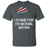 I Stand For The National Anthem T Shirt American Football_black