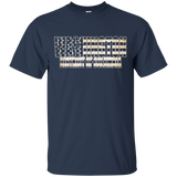 Straight Outta Washington, D.C. US Flag Patriotic T-shirt_Black